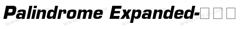 Palindrome Expanded字体转换